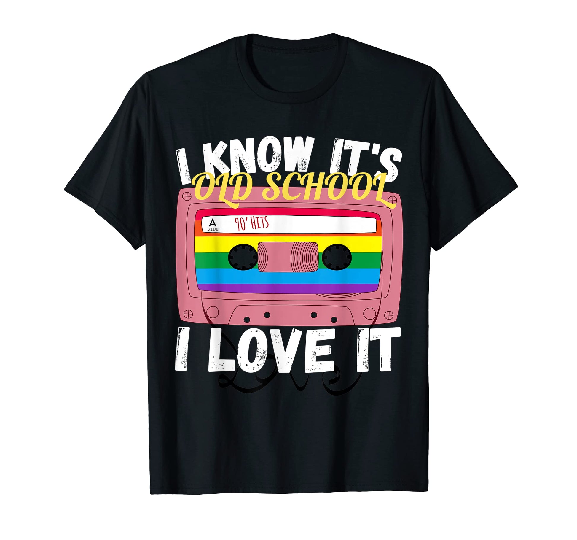 Cassette Tape Old School Hip Hop 90S T-Shirt - Novelty Apparel for Adults - T-Shirt, Sweatshirt, Hoodie