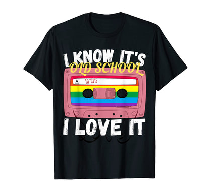 Cassette Tape Old School Hip Hop 90S T-Shirt - Novelty Apparel for Adults - T-Shirt, Sweatshirt, Hoodie