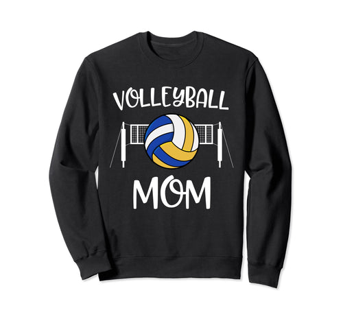 Proud Volleyball Mom Gift Game Day Sweatshirt - Aesthetic Graphic Unisex - T-Shirt, Sweatshirt, Hoodie