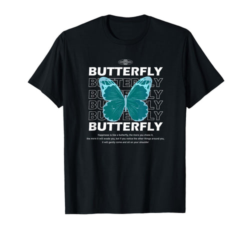 Butterfly Y2K Grunge Aesthetic T-Shirt - Aesthetic Graphic Men Women - T-Shirt, Sweatshirt, Hoodie