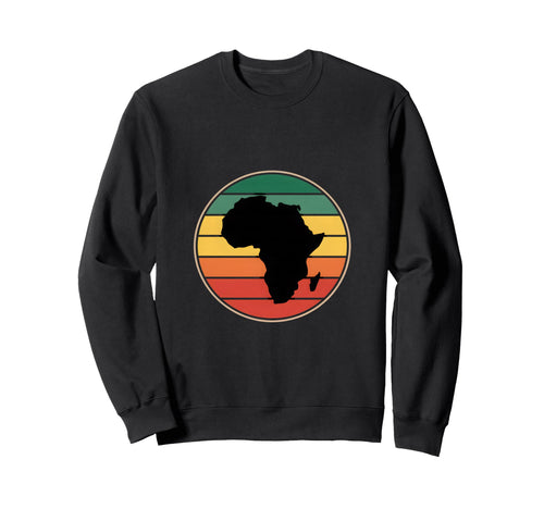 Africa Continent Funny Rainbow Sweatshirt - Aesthetic Graphic for Adults - T-Shirt, Sweatshirt, Hoodie