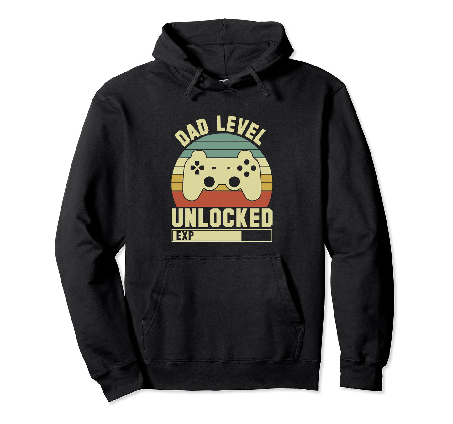 Gamer Dad Dad Level Unlocked Fathers Day Hoodie - Minimalist Print Unisex - T-Shirt, Sweatshirt, Hoodie