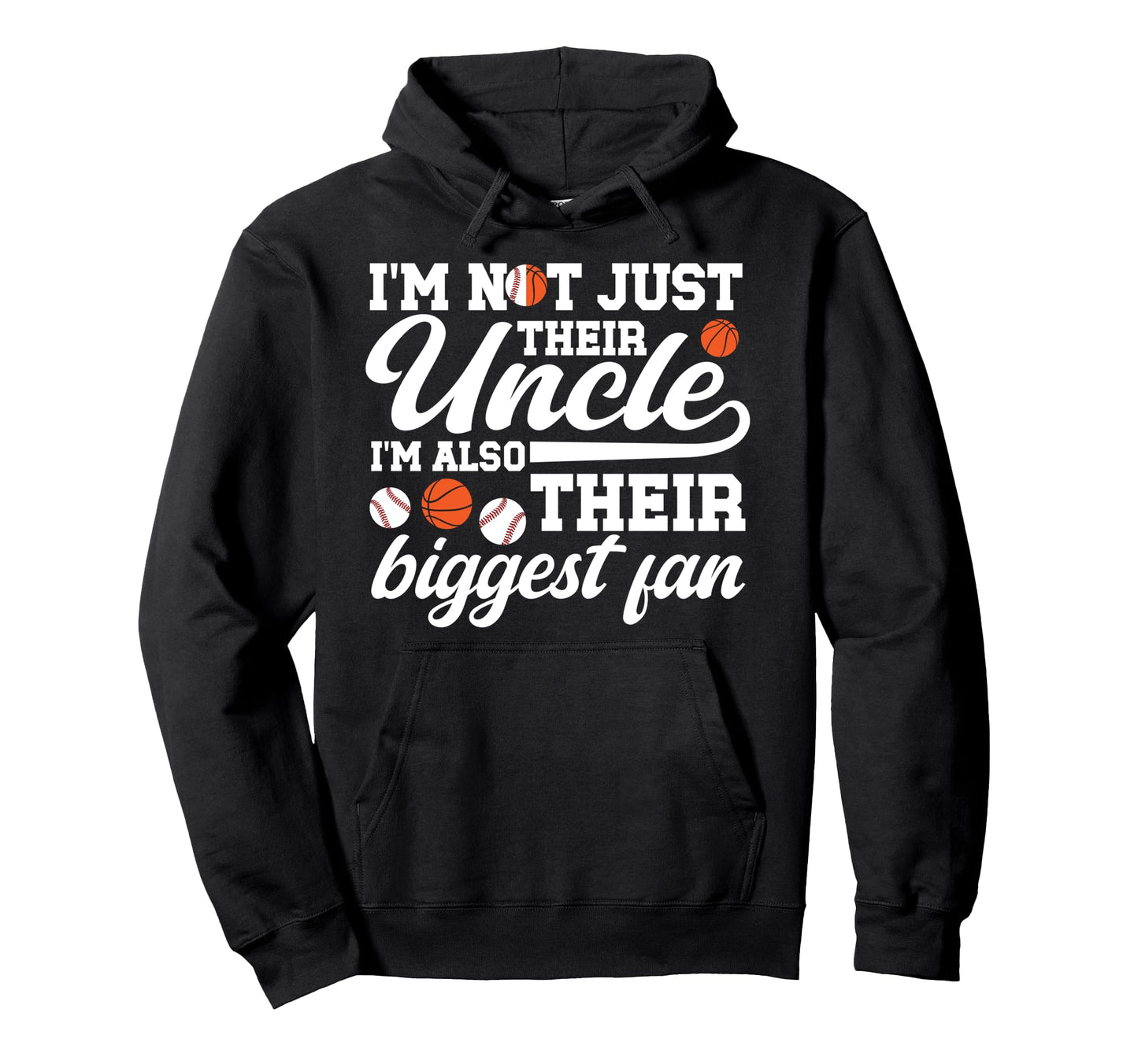 Their Biggest Fan Baseball Basketball Hoodie - Custom Art Print Unisex - T-Shirt, Sweatshirt, Hoodie