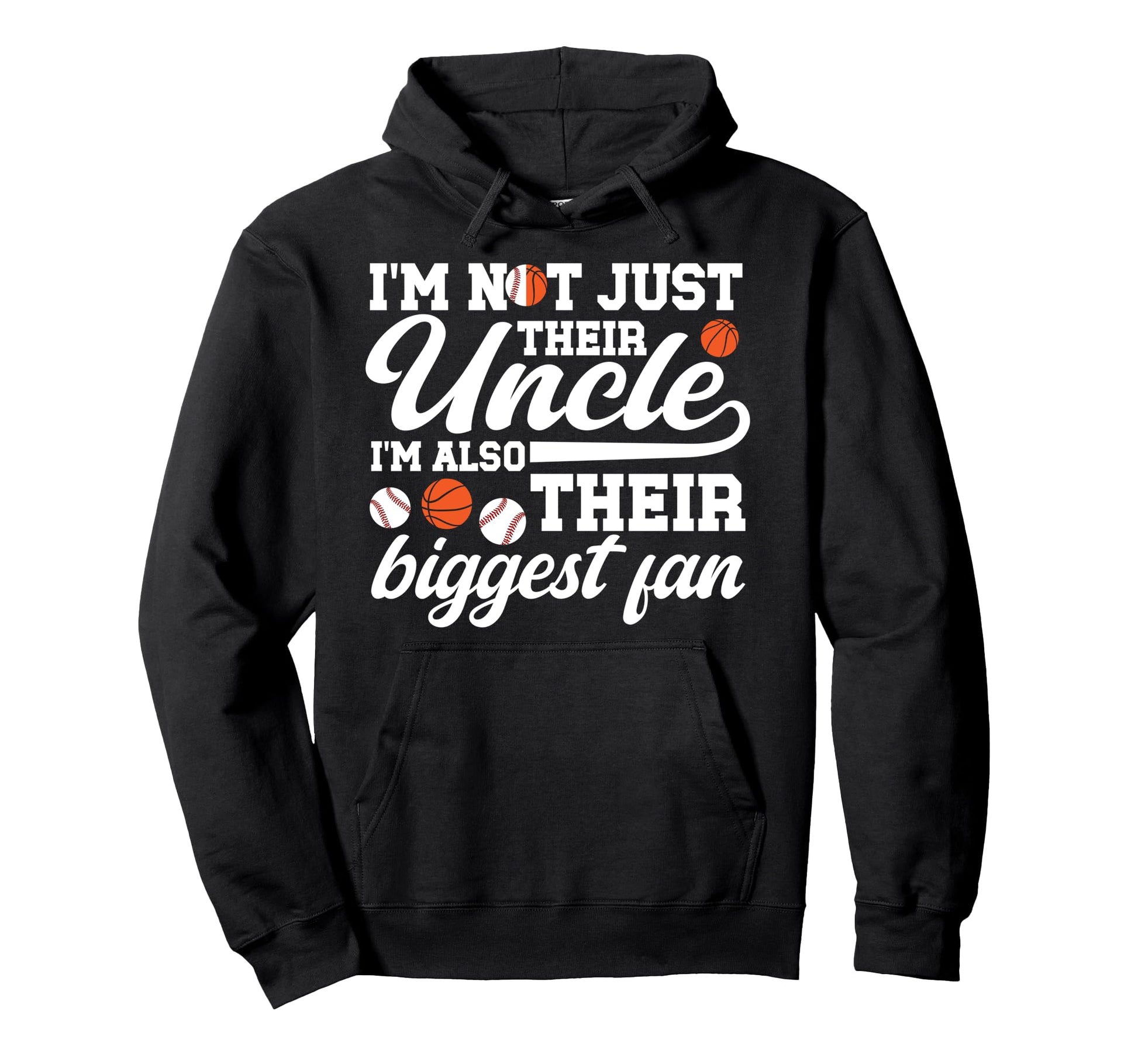 Their Biggest Fan Baseball Basketball Hoodie - Custom Art Print Unisex - T-Shirt, Sweatshirt, Hoodie
