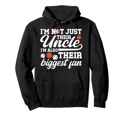 Their Biggest Fan Baseball Basketball Hoodie - Custom Art Print Unisex - T-Shirt, Sweatshirt, Hoodie