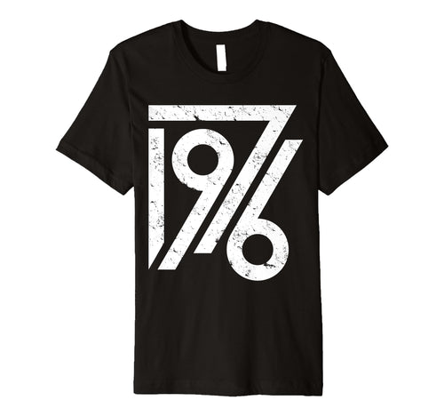 1976 Birthday Grunge Alternative T-Shirt - Fun Novelty Design for Adults - T-Shirt, Sweatshirt, Hoodie