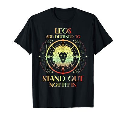Leo Horoscope Zodiac Sign Astrology T-Shirt - Casual Everyday Wear Unisex - T-Shirt, Sweatshirt, Hoodie