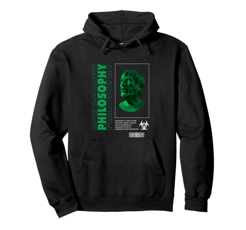 Philosophy Ancient Sculpture Hoodie - Streetwear Style for Adults - T-Shirt, Sweatshirt, Hoodie