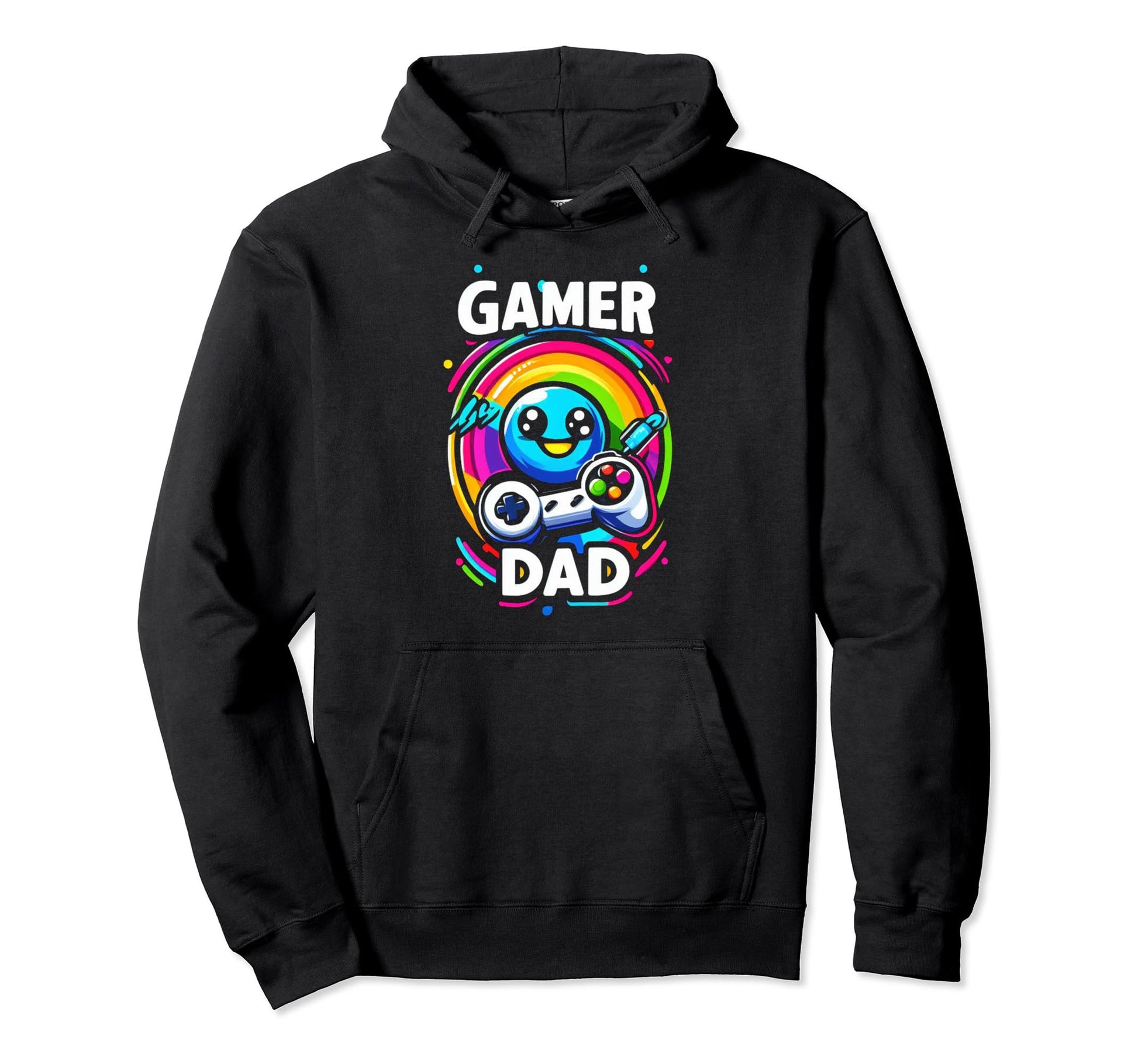 Gamer Dad Game Controller Gaming Video Hoodie - Novelty Apparel Unisex - T-Shirt, Sweatshirt, Hoodie