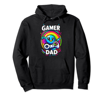 Gamer Dad Game Controller Gaming Video Hoodie - Novelty Apparel Unisex - T-Shirt, Sweatshirt, Hoodie