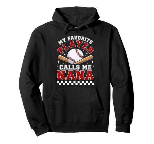 Proud Baseball Nana Baseball Player Hoodie - Aesthetic Graphic for Adults - T-Shirt, Sweatshirt, Hoodie