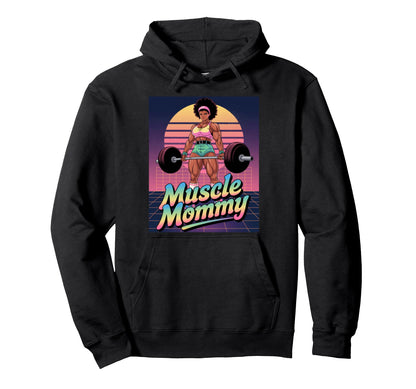 Anime Muscle Mommy Weightlifting Hoodie - Streetwear Style Men Women - T-Shirt, Sweatshirt, Hoodie