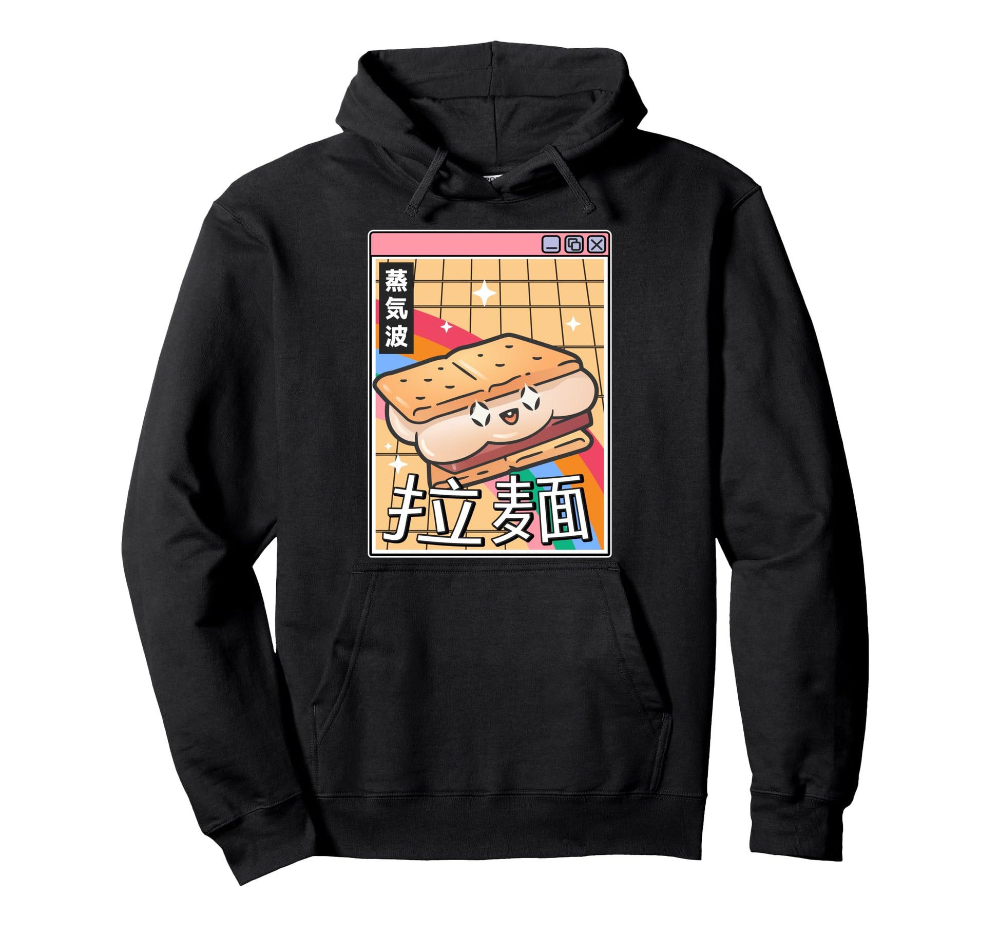 Happy Smore Digital Japan 80S Otaku Anime Hoodie - Novelty Apparel Unisex - T-Shirt, Sweatshirt, Hoodie