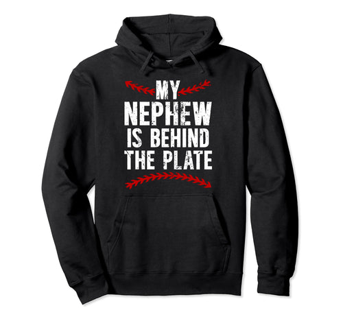 Baseball Catcher Aunt Proud Hoodie - Casual Everyday Wear for Adults - T-Shirt, Sweatshirt, Hoodie