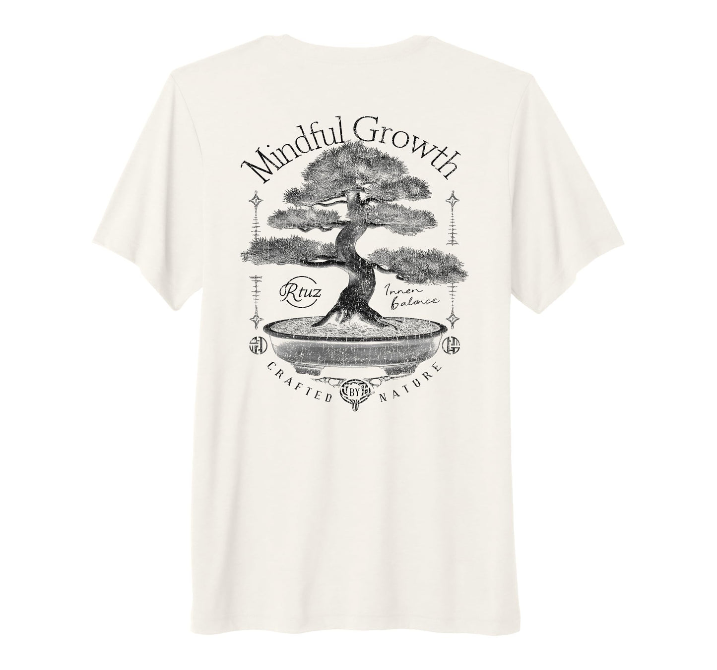 Back Y2K Streetwear Bonsai Tri Blend T-Shirt - Fun Novelty Design Unisex - T-Shirt, Sweatshirt, Hoodie