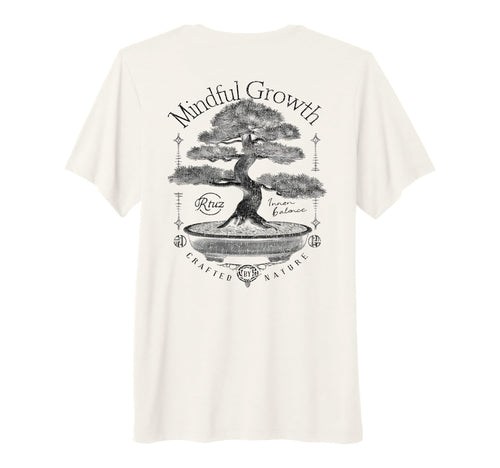 Back Y2K Streetwear Bonsai Tri Blend T-Shirt - Fun Novelty Design Unisex - T-Shirt, Sweatshirt, Hoodie