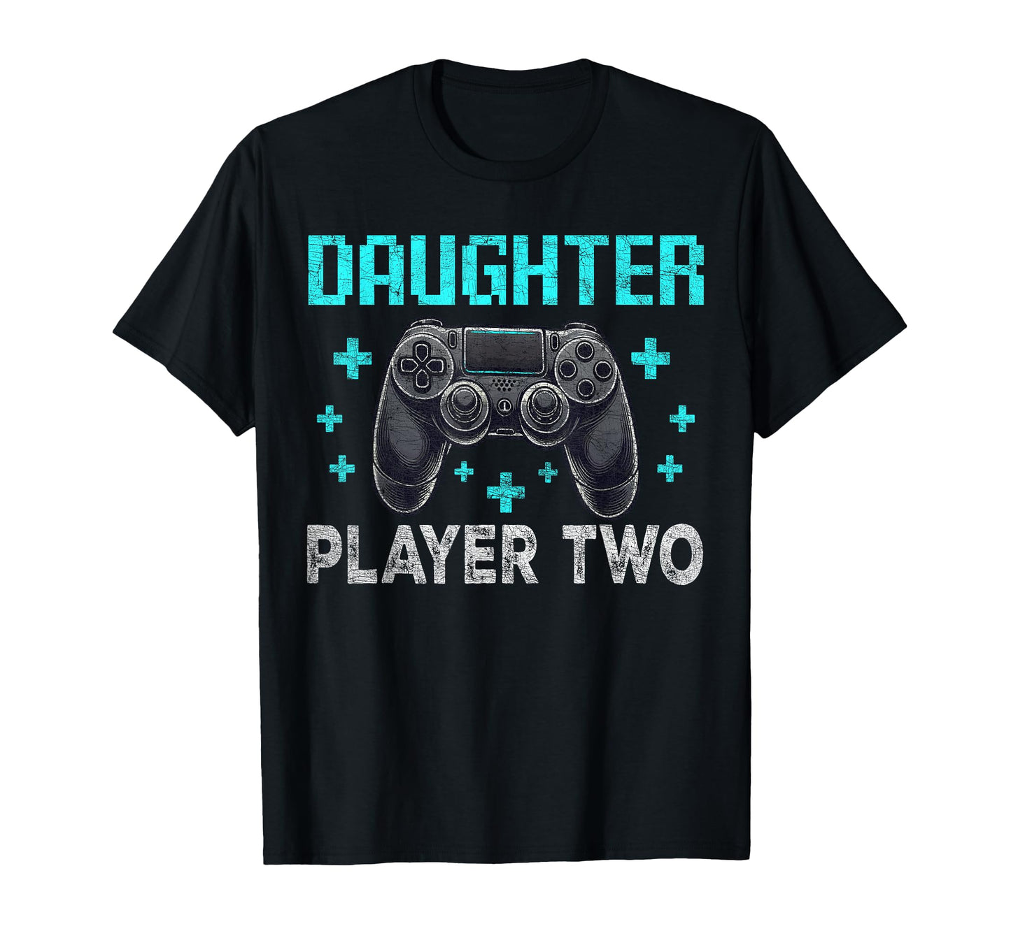 Gamer Dad Fathers Day Dad Daughter T-Shirt - Minimalist Print for Adults - T-Shirt, Sweatshirt, Hoodie