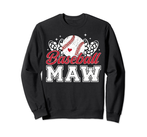 Baseball Maw Grandma Maw Baseball Sweatshirt - Custom Art Print Unisex - T-Shirt, Sweatshirt, Hoodie