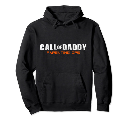 Call Daddy Parenting Ops Orange Fathers Hoodie - Fun Novelty Design Unisex - T-Shirt, Sweatshirt, Hoodie