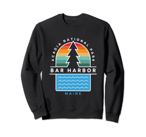 Bar Harbor Maine Acadia National Sweatshirt - Graphic Print for Adults - T-Shirt, Sweatshirt, Hoodie
