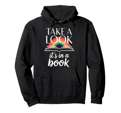 Take Its Book Reading Bookworm Hoodie - Streetwear Style for Adults - T-Shirt, Sweatshirt, Hoodie