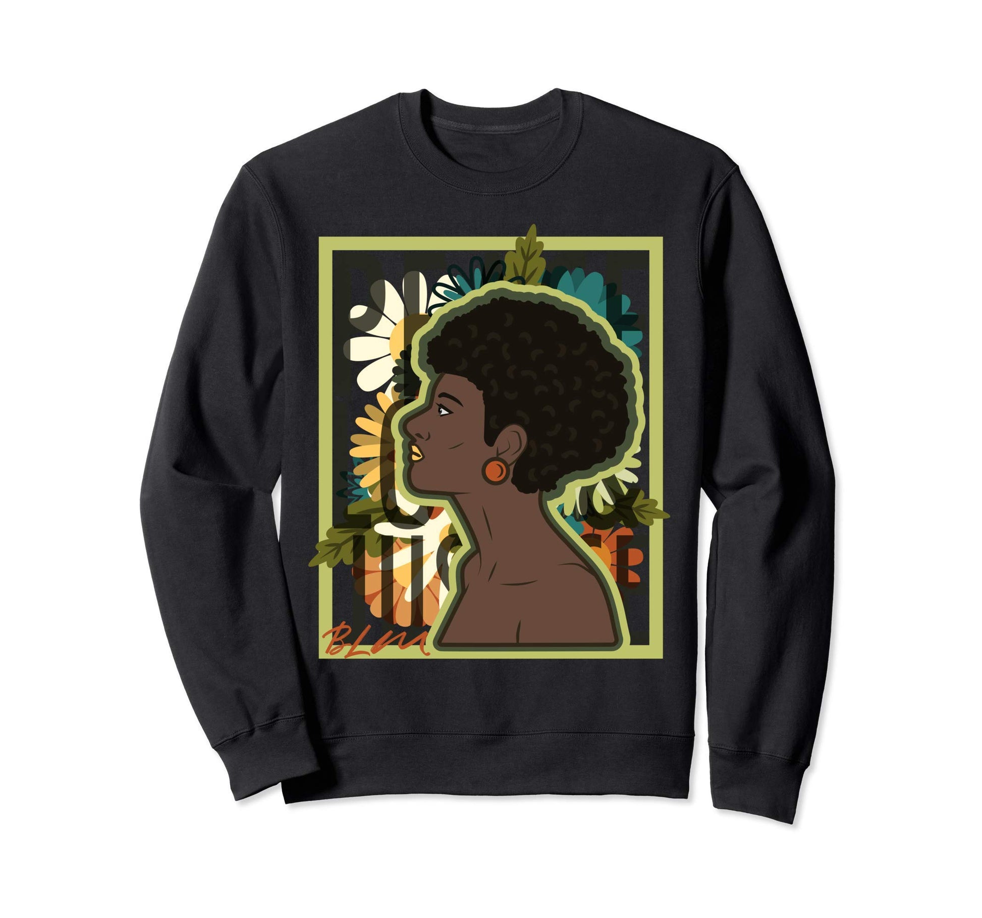 Blm Peace Love Justice Sweatshirt - Streetwear Style for Adults - T-Shirt, Sweatshirt, Hoodie