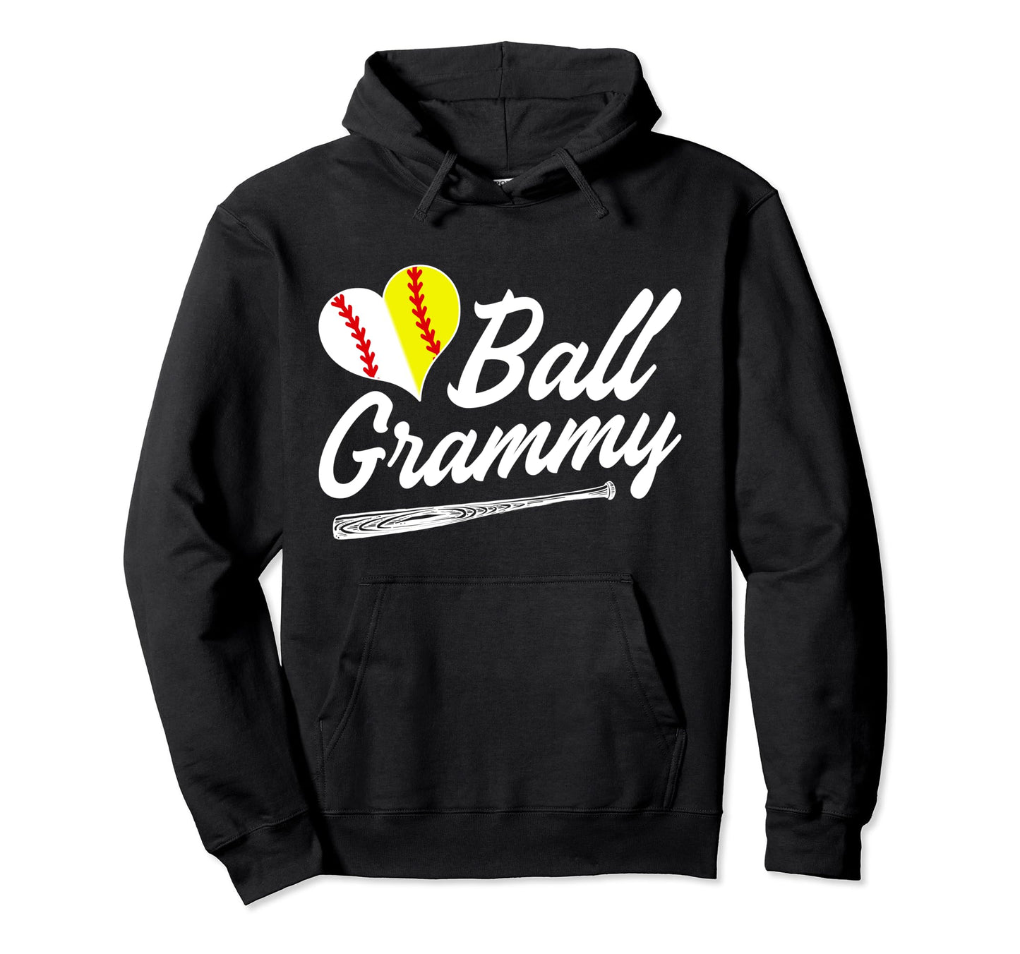 Ball Grammy Softball Baseball Grammy Grandma Hoodie - Unique Graphic Unisex - T-Shirt, Sweatshirt, Hoodie