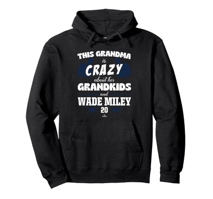 Grandma Crazy Wade Miley Milwaukee Hoodie - Streetwear Style for Adults - T-Shirt, Sweatshirt, Hoodie