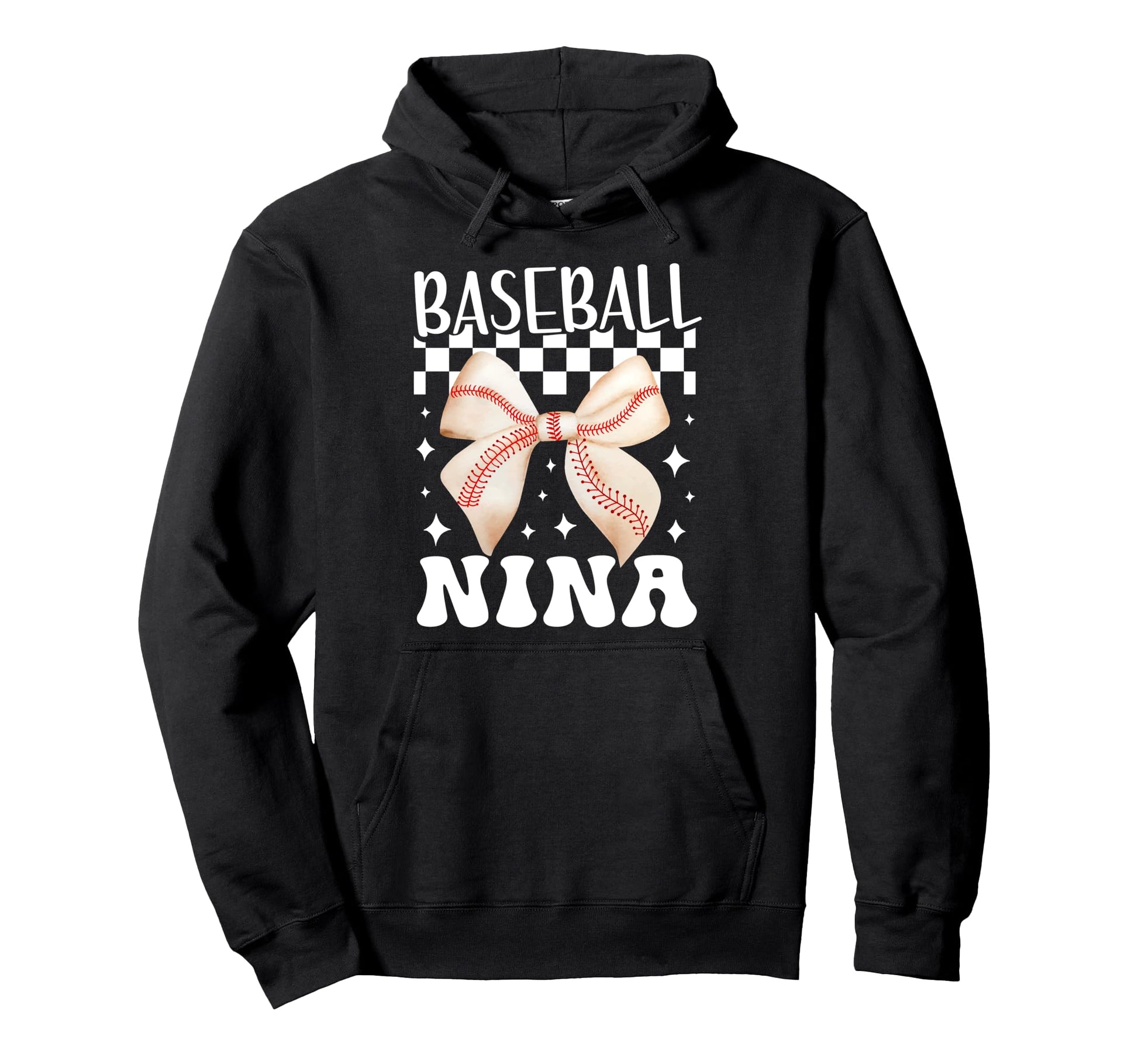Baseball Nina Coquette Nina Baseball Hoodie - Fun Novelty Design Unisex - T-Shirt, Sweatshirt, Hoodie