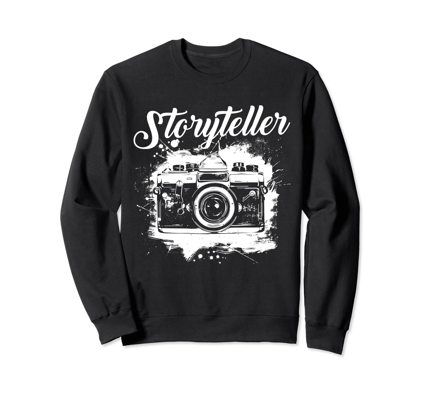 Photographer Storyteller Camera Sweatshirt - Aesthetic Graphic Men Women - T-Shirt, Sweatshirt, Hoodie