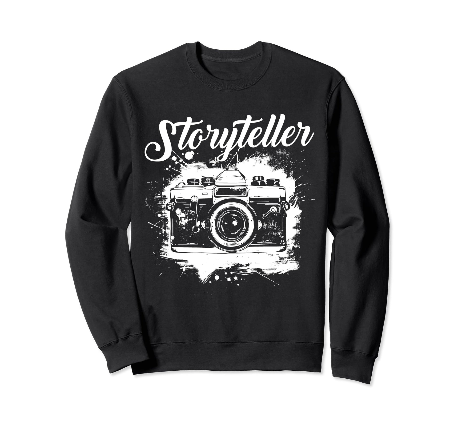Photographer Storyteller Camera Sweatshirt - Aesthetic Graphic Men Women - T-Shirt, Sweatshirt, Hoodie