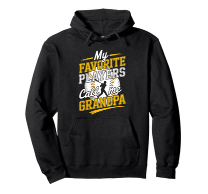 Funny My Favorite Baseball Softball Hoodie - Graphic Print Men Women - T-Shirt, Sweatshirt, Hoodie