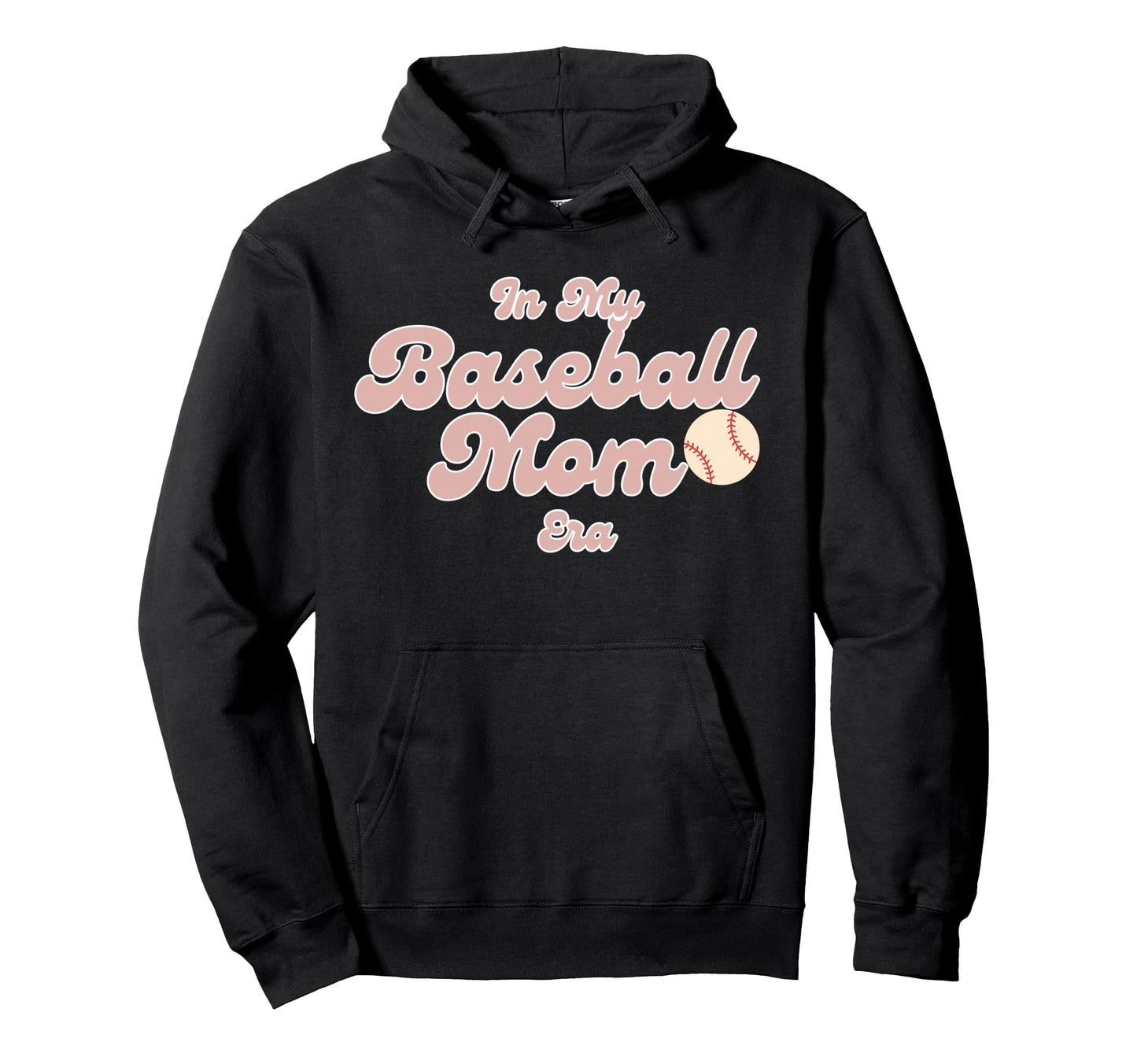 My Baseball Mom Era Game Day Hoodie - Custom Art Print for Adults - T-Shirt, Sweatshirt, Hoodie