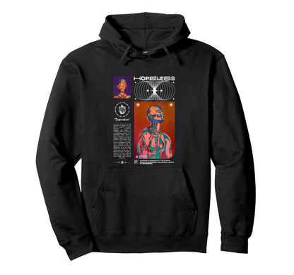 Hopeless Aesthetic Edgy Streetwear Hoodie - Trendy Graphic Men Women - T-Shirt, Sweatshirt, Hoodie