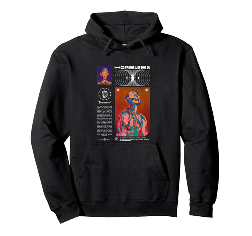 Hopeless Aesthetic Edgy Streetwear Hoodie - Trendy Graphic Men Women - T-Shirt, Sweatshirt, Hoodie