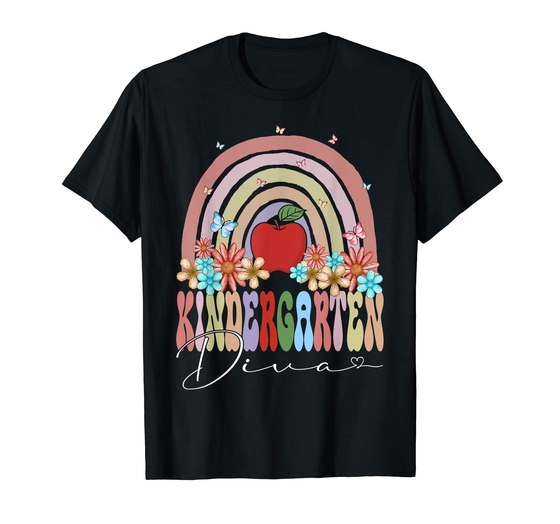 Kindergarten Diva Back To School T-Shirt - Aesthetic Graphic Unisex - T-Shirt, Sweatshirt, Hoodie