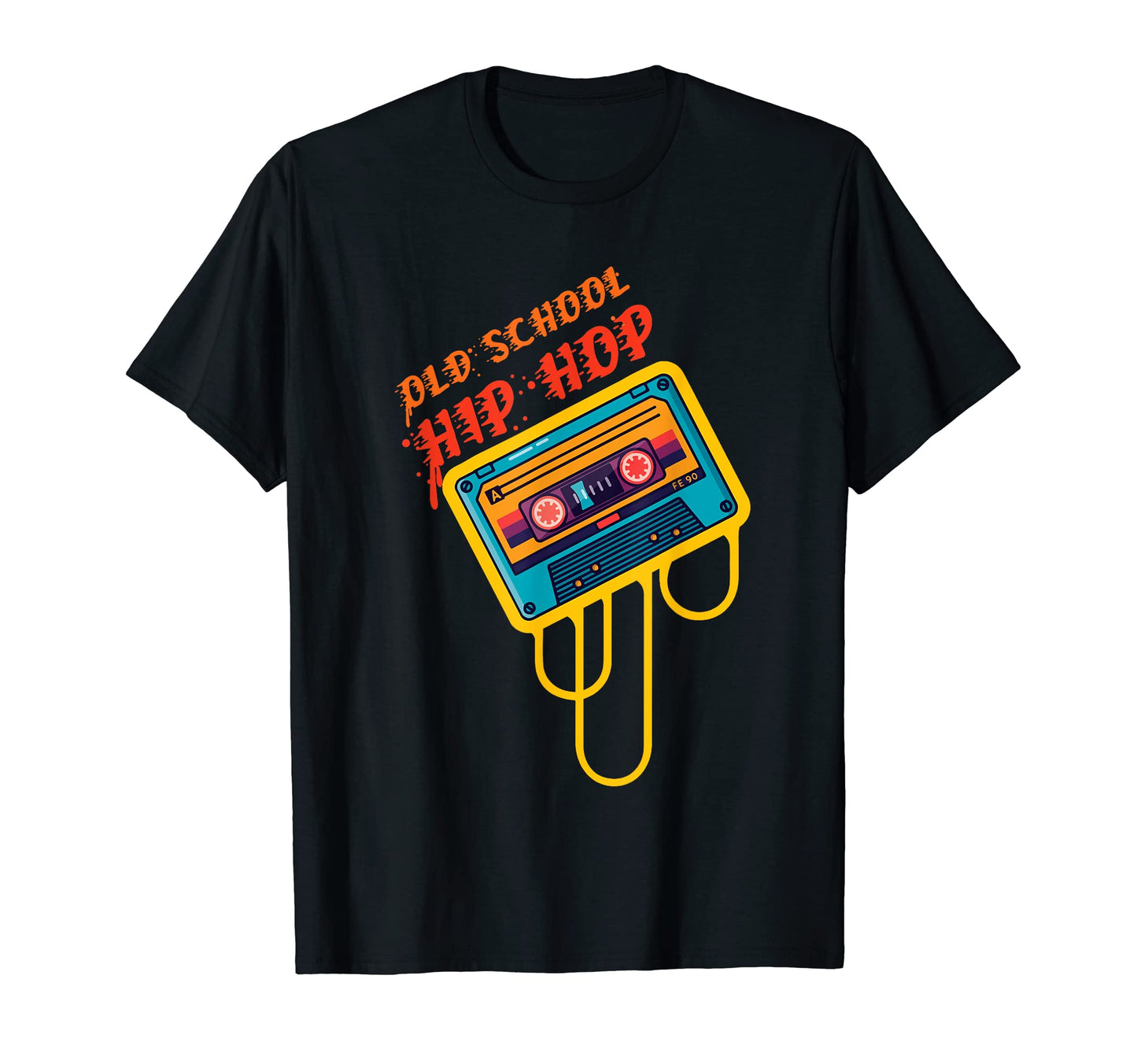 Old School Hip Hop 80S 90S T-Shirt - Fun Novelty Design for Adults - T-Shirt, Sweatshirt, Hoodie