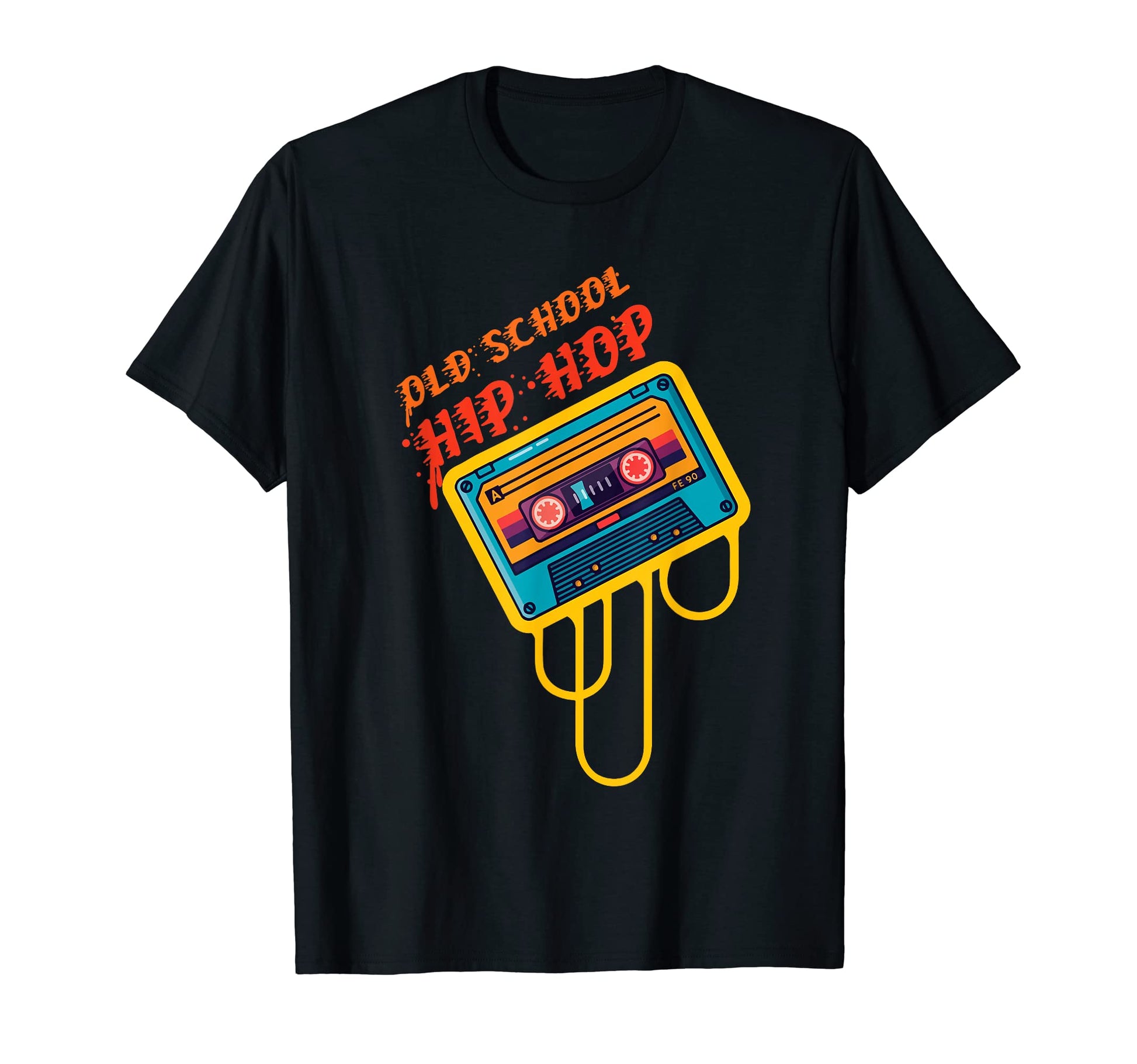 Old School Hip Hop 80S 90S T-Shirt - Fun Novelty Design for Adults - T-Shirt, Sweatshirt, Hoodie