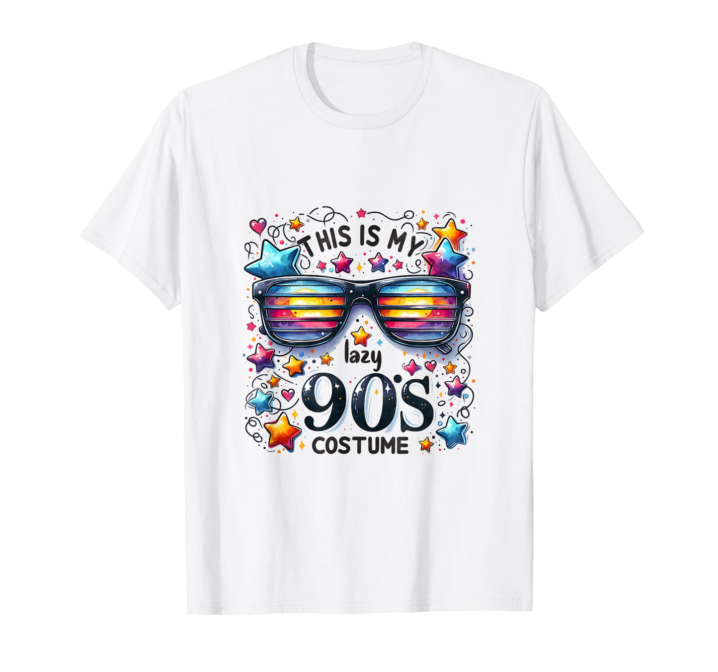 This Is My Lazy 90S Costume Sunglasses T-Shirt - Graphic Print Unisex - T-Shirt, Sweatshirt, Hoodie