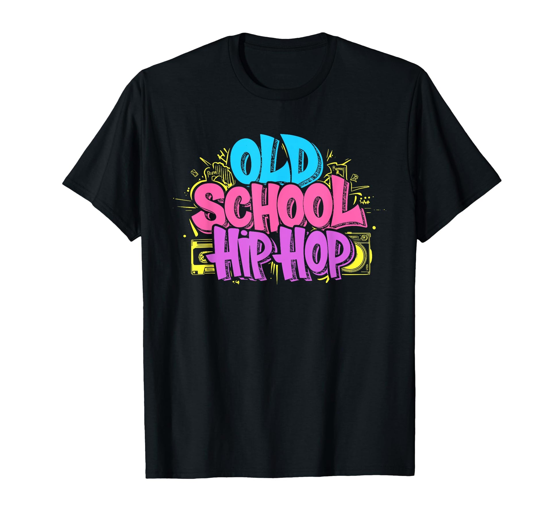 Old School Hip Hop 80S 90S Graffiti T-Shirt - Custom Art Print Unisex - T-Shirt, Sweatshirt, Hoodie