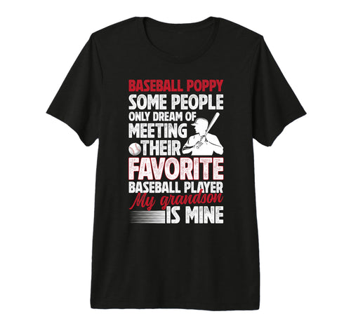 Mens Favorite Baseball Player Poppy T-Shirt - Fun Novelty Design Men Women - T-Shirt, Sweatshirt, Hoodie
