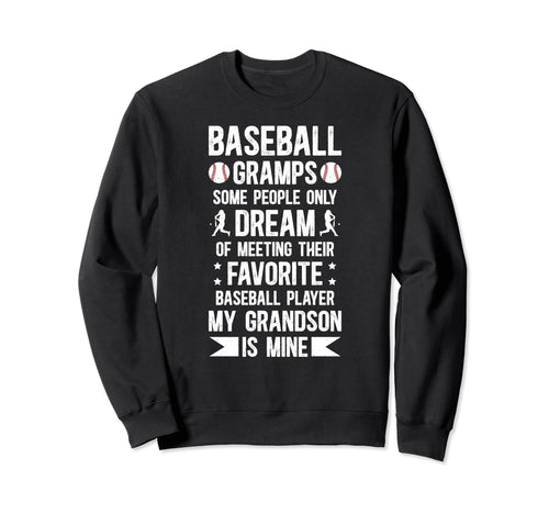 Favorite Baseball Player Gramps Sweatshirt - Streetwear Style for Adults - T-Shirt, Sweatshirt, Hoodie
