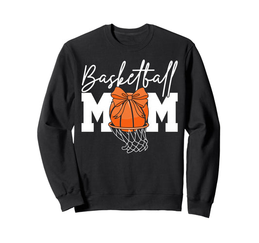 Basketball Mom Game Day Funny Sweatshirt - Novelty Apparel Unisex - T-Shirt, Sweatshirt, Hoodie