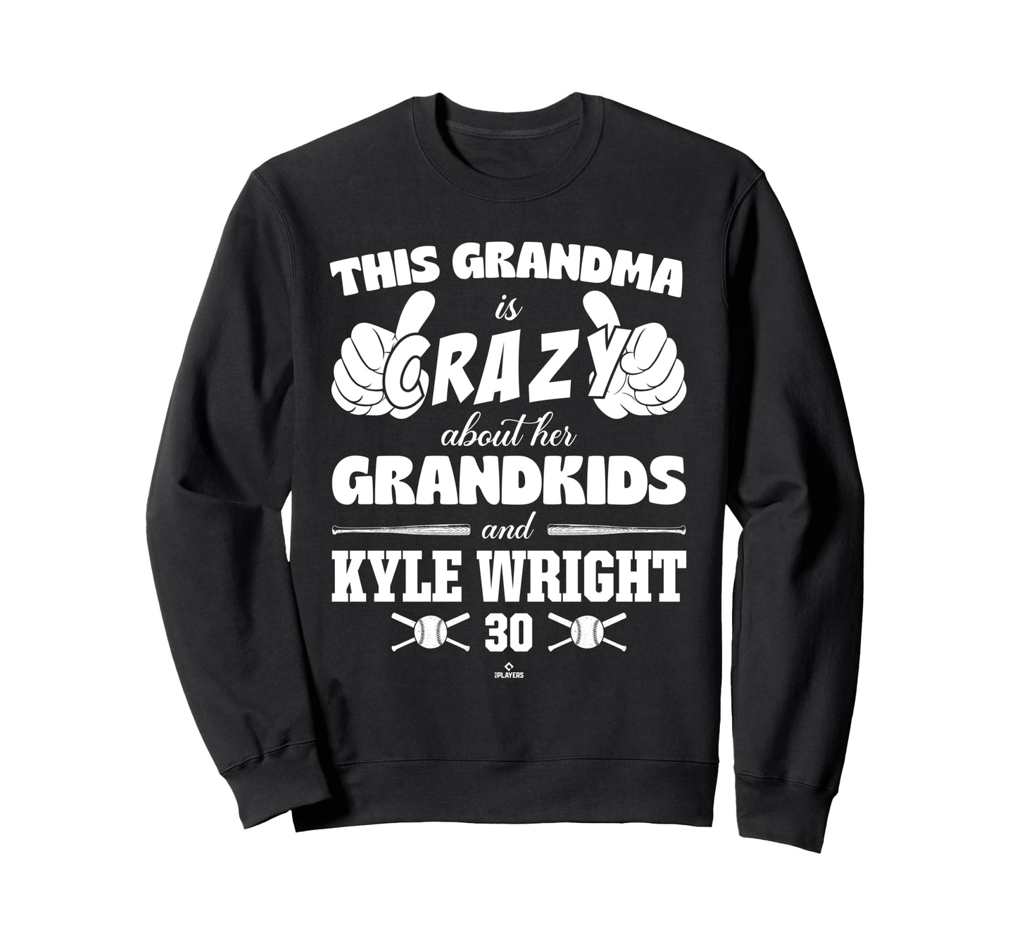 Grandma Crazy Kyle Wright Kansas Sweatshirt - Aesthetic Graphic Unisex - T-Shirt, Sweatshirt, Hoodie