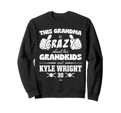 Grandma Crazy Kyle Wright Kansas Sweatshirt - Aesthetic Graphic Unisex - T-Shirt, Sweatshirt, Hoodie
