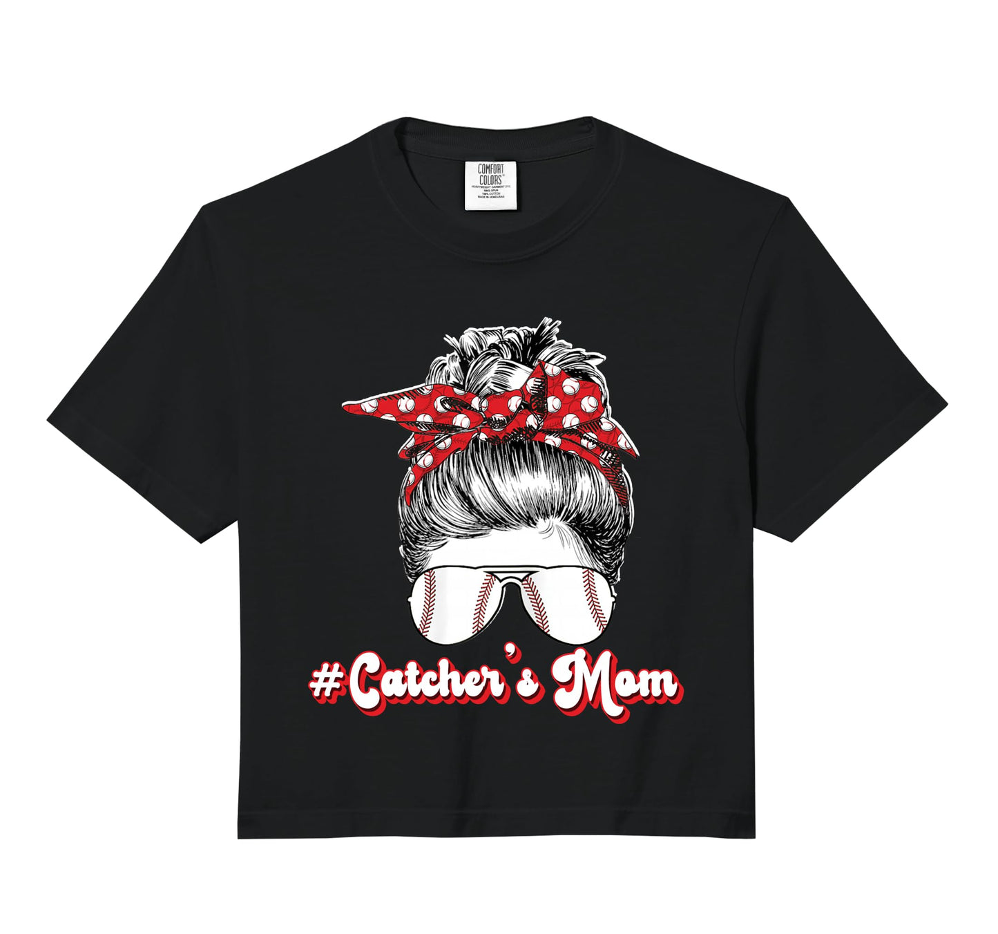 Baseball Catchers Mom Proud Mother Hoodie - Aesthetic Graphic Men Women - T-Shirt, Sweatshirt, Hoodie