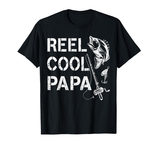 Reel Papa Fishing Dad Gifts Fathers Day T-Shirt - Trendy Graphic Unisex - T-Shirt, Sweatshirt, Hoodie