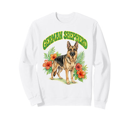 German Shepherd Dog Lover Groovy Sweatshirt - Casual Everyday Wear Unisex - T-Shirt, Sweatshirt, Hoodie