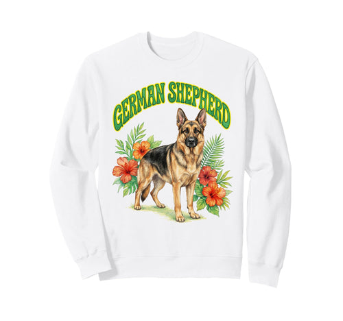 German Shepherd Dog Lover Groovy Sweatshirt - Casual Everyday Wear Unisex - T-Shirt, Sweatshirt, Hoodie