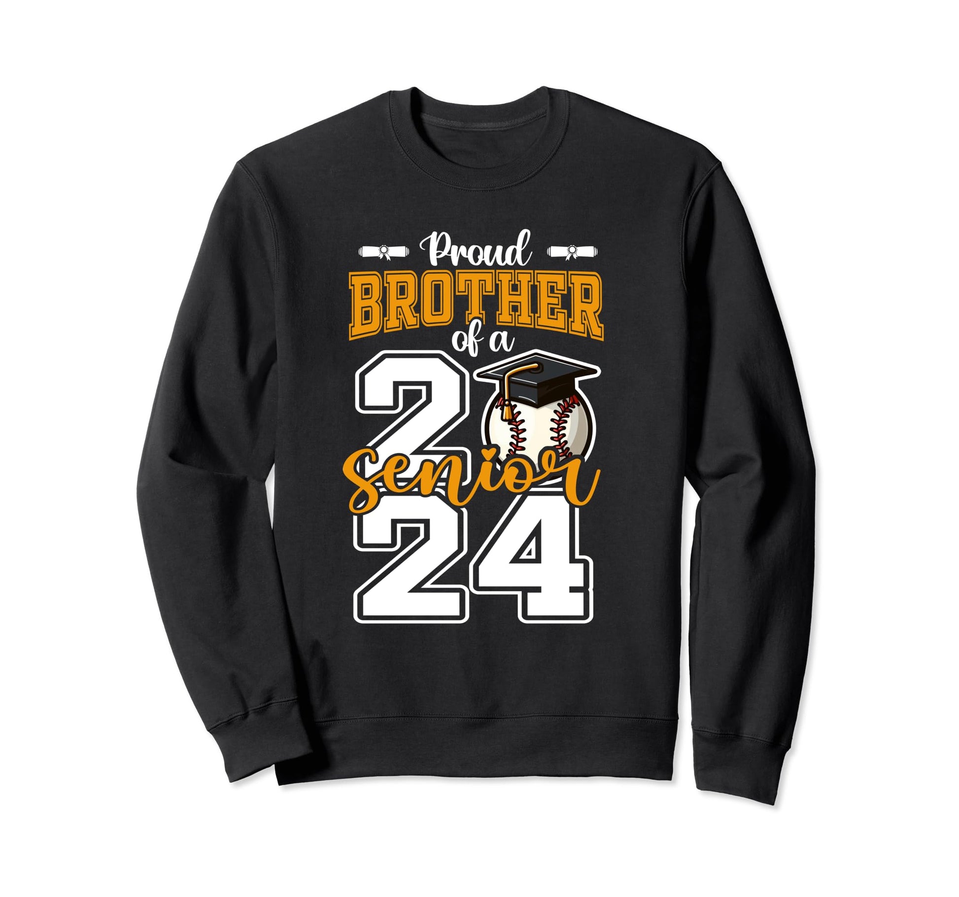 Proud Brother 2024 Baseball Sweatshirt - Casual Everyday Wear Unisex - T-Shirt, Sweatshirt, Hoodie